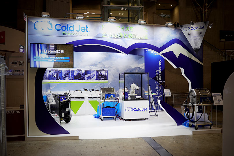 Cold Jet Technologies展示会・イベントブース装飾画像