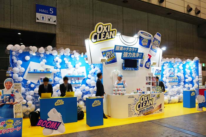 OXI CLEANさまの展示会ブース装飾